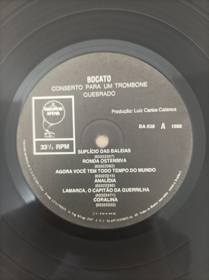 Lp Vinil Bocato Conserto Para Um Trombone Quebrado