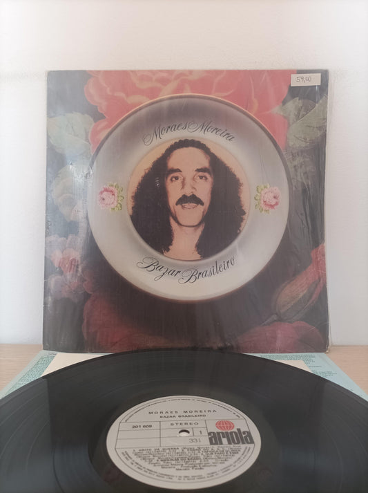 Lp Vinil Moraes Moreira Bazar Brasileiro Com Encartes