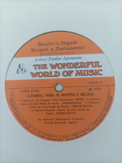 Lp Vinil Arthur Fiedler Wonderful World of Music C/ Encartes