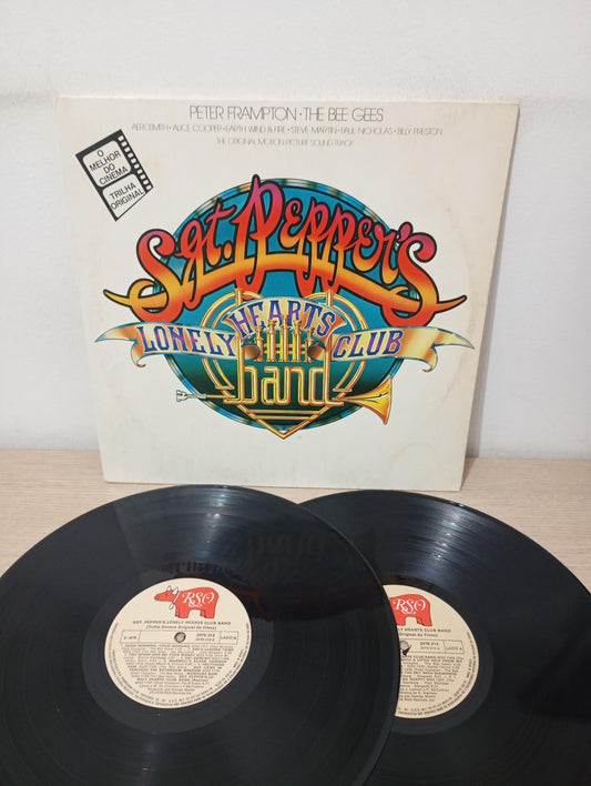 Lp Vinil Peter Frampton Bee Gees Sgt. Pepper's Duplo