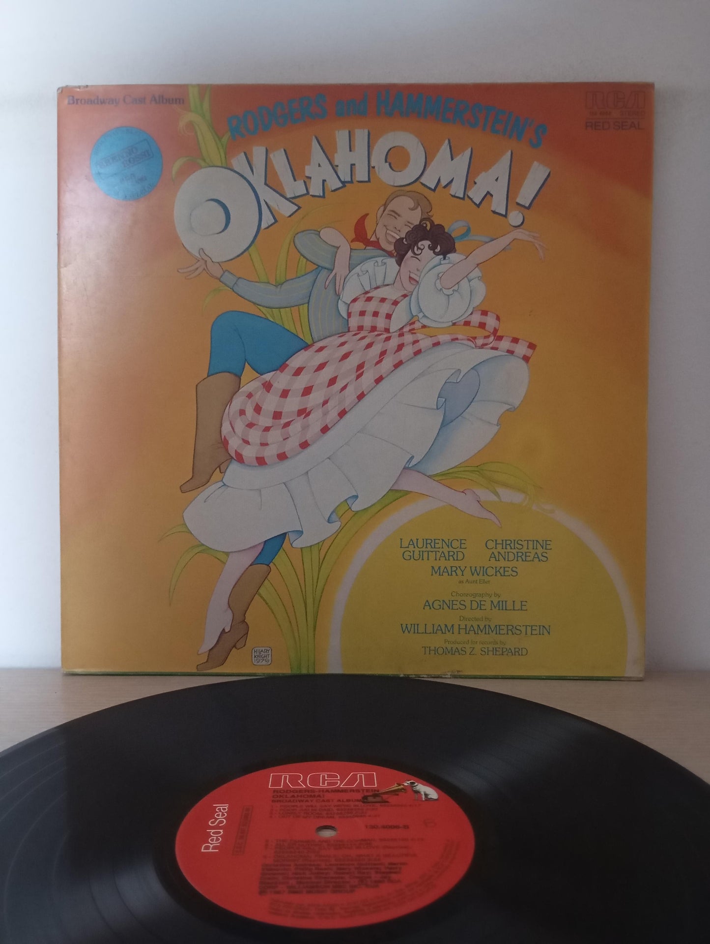 Lp Vinil Rodgers & Hammerstein Oklahoma Broadway Capa Dupla