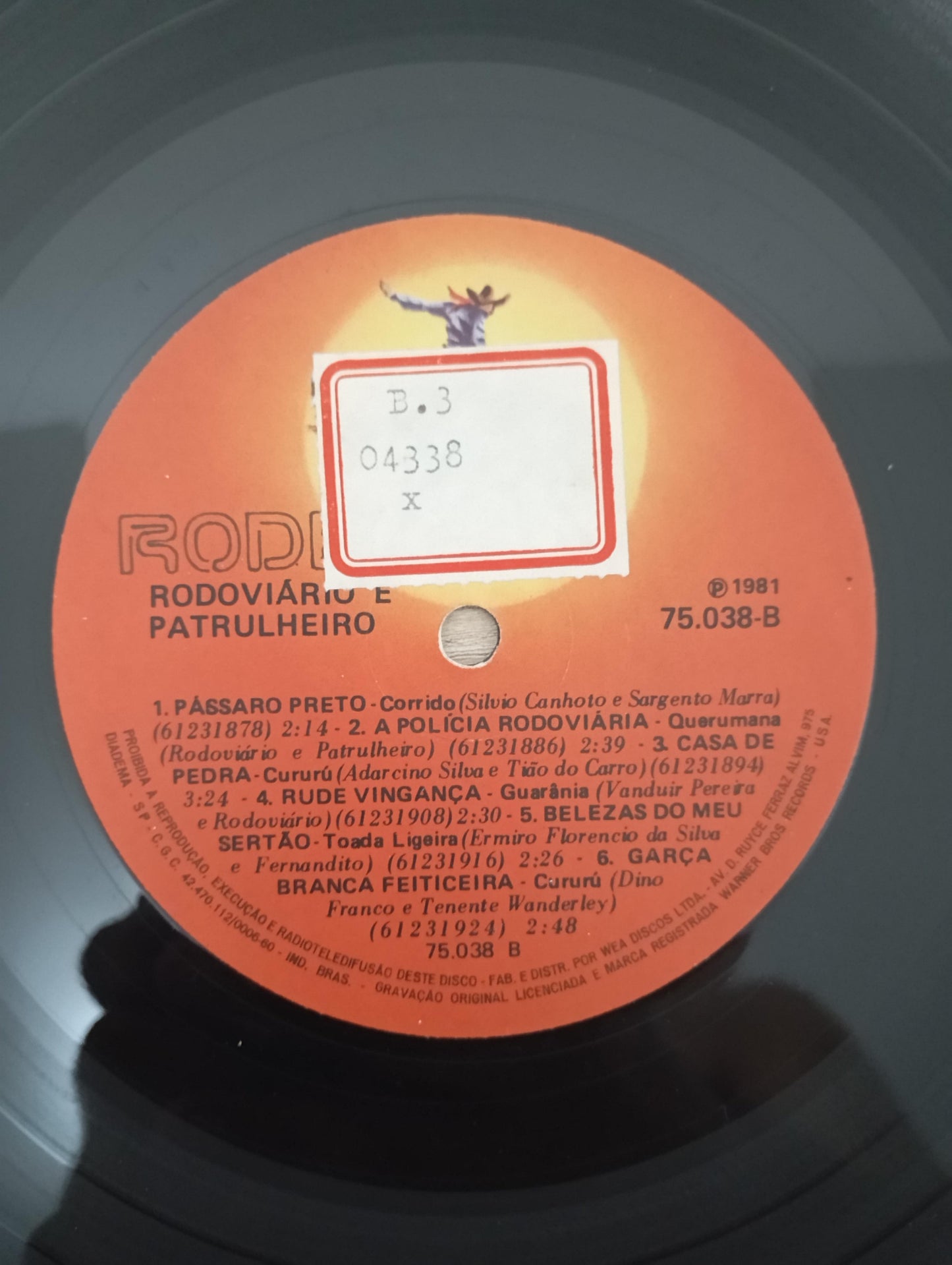 Lp Vinil Rodoviário e Patrulheiro 1981