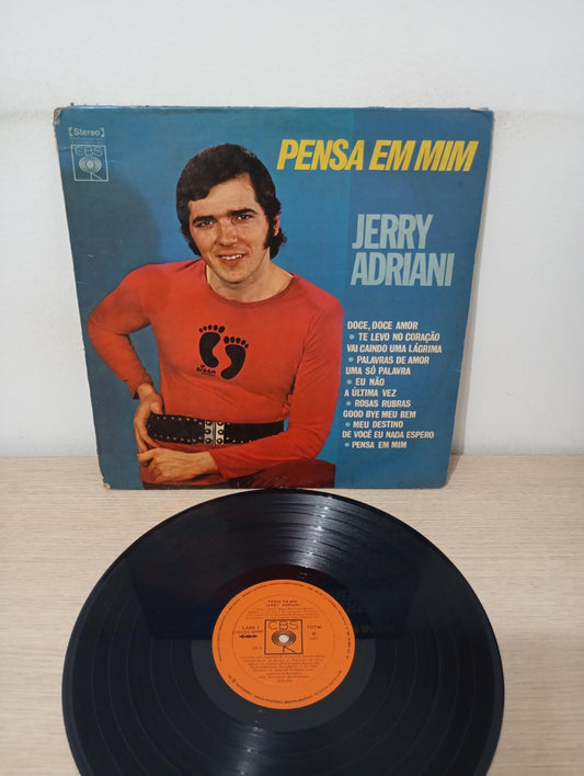 Lp Vinil Jerry Adriani Pensa Em Mim
