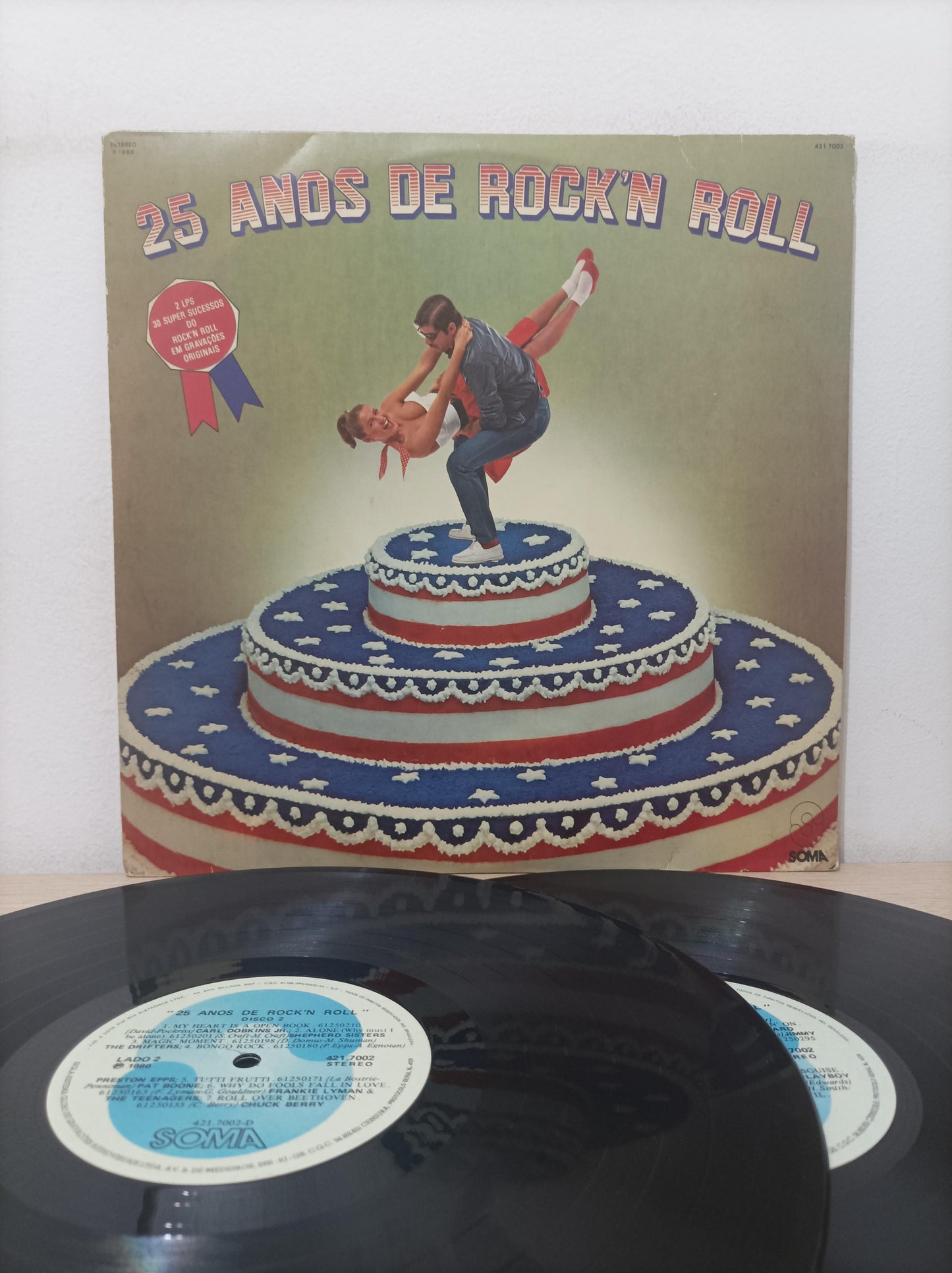 Lp Vinil 25 Anos de Rock'n Roll Duplo