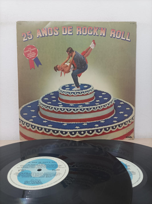 Lp Vinil 25 Anos de Rock'n Roll Duplo
