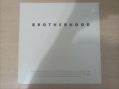 Lp Vinil New Order Brotherhood Com Encarte