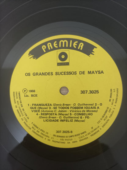 Lp Vinil Maysa Matarazzo Os Grandes Sucessos de