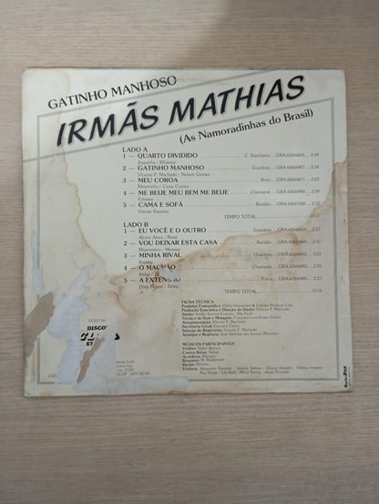 Lp Vinil Irmãs Mathias Gatinho Manhoso