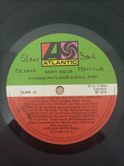 Lp Vinil Average White Band Benny And Us