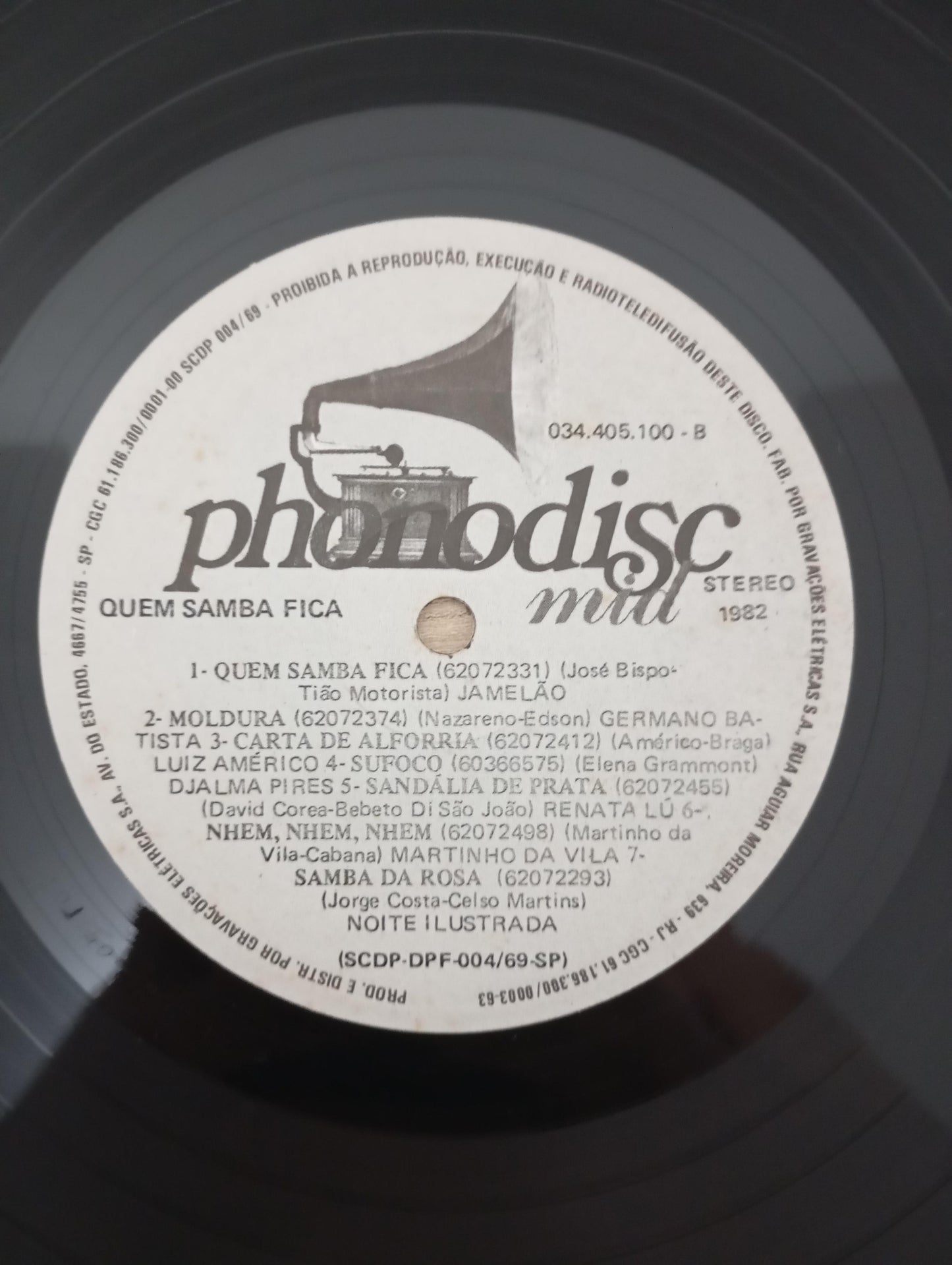 Lp Vinil Quem Samba Fica 1982