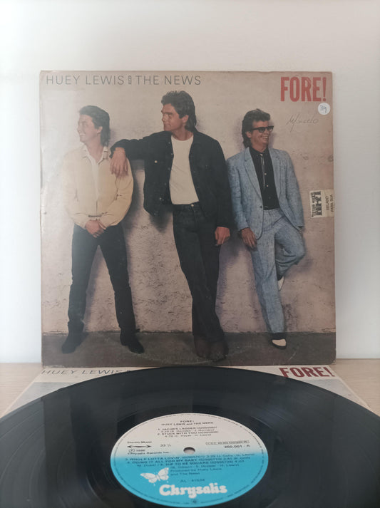 Lp Vinil Huey Lewis & The News Fore! Com Encarte