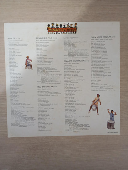 Lp Vinil Meninos Do Pelô Adota Eu Com Encarte