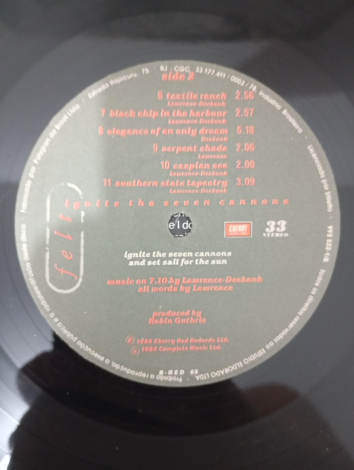 Lp Vinil Felt Ignite The Seven Cannons And Set Com Encarte