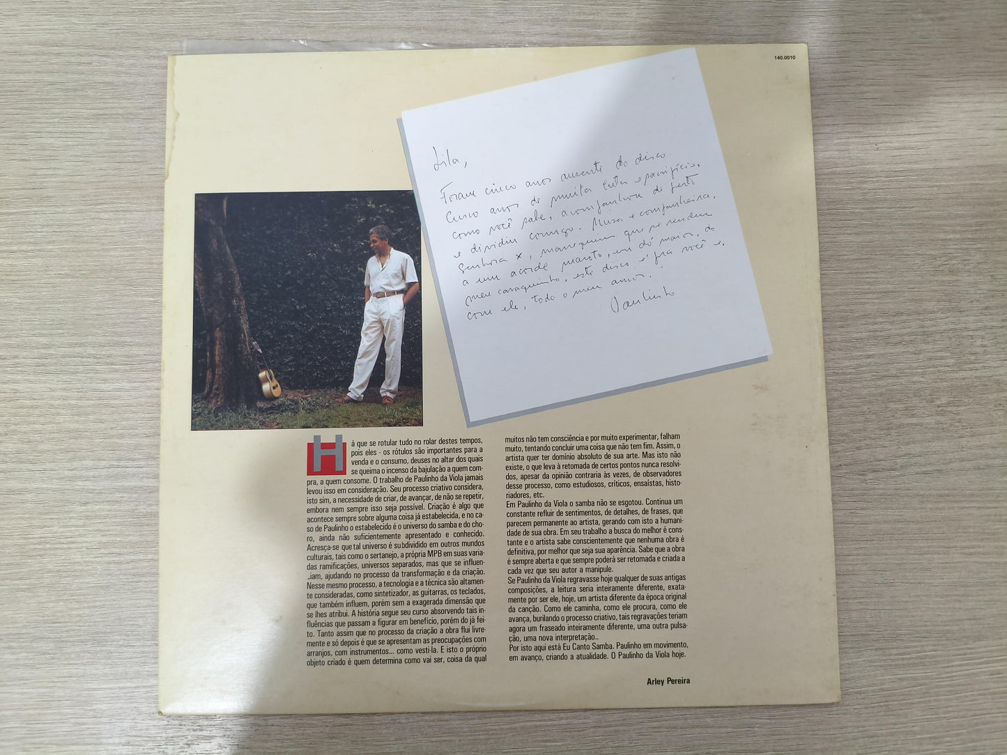 Lp Vinil Paulinho Da Viola Eu Canto Samba Com Encarte