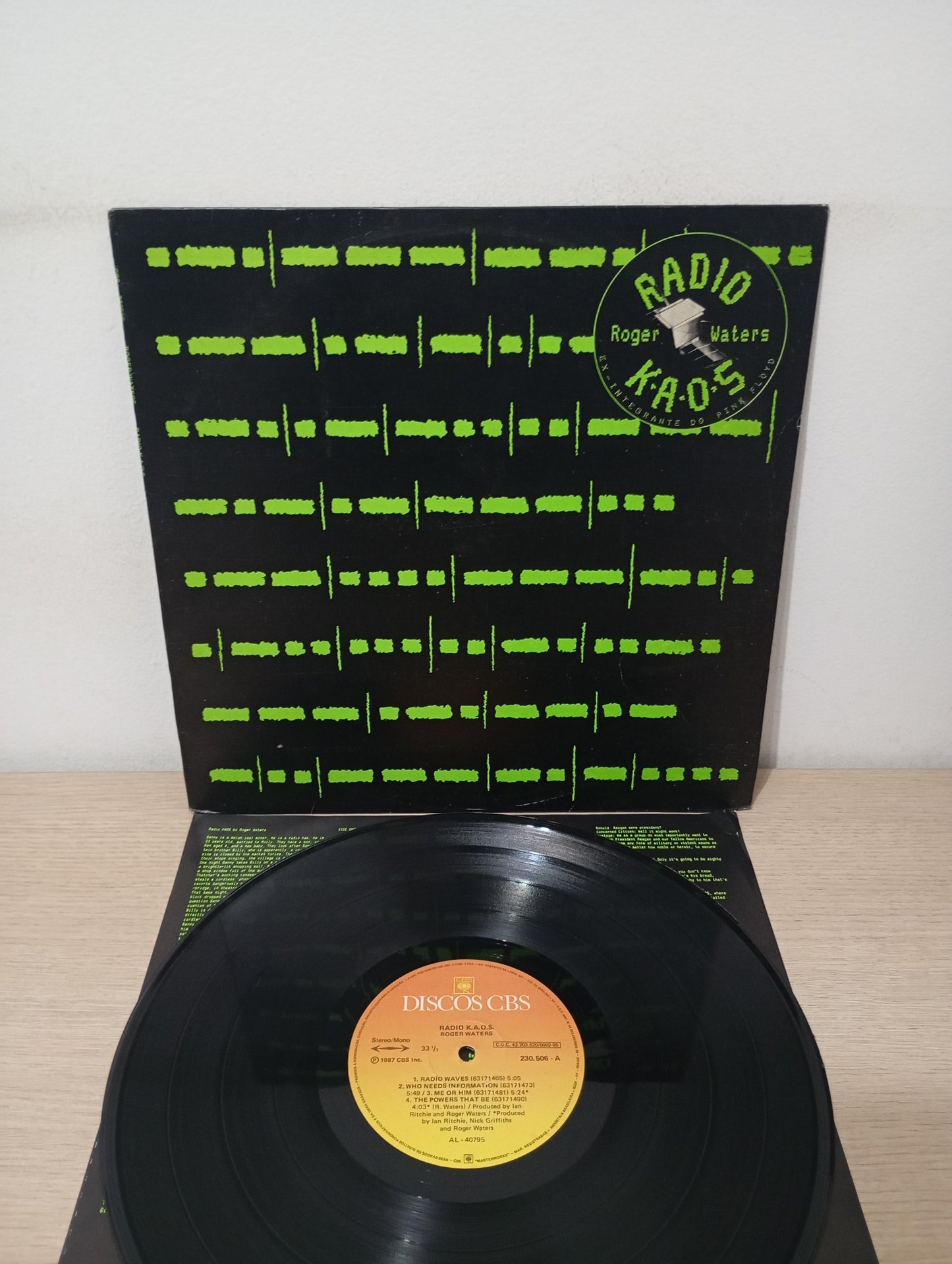 Lp Vinil Roger Waters Radio K.A.O.S Com Encarte