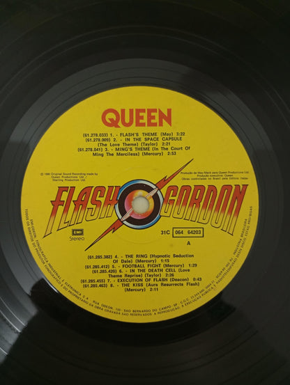 Lp Vinil Queen Flash Gordon Com Encarte