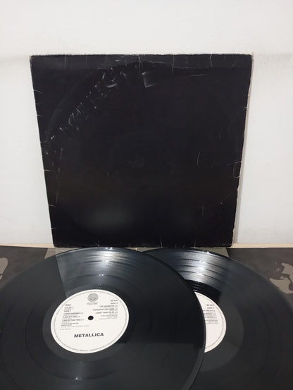 Lp Vinil Metallica Black Album 1991 Duplo Com Encartes