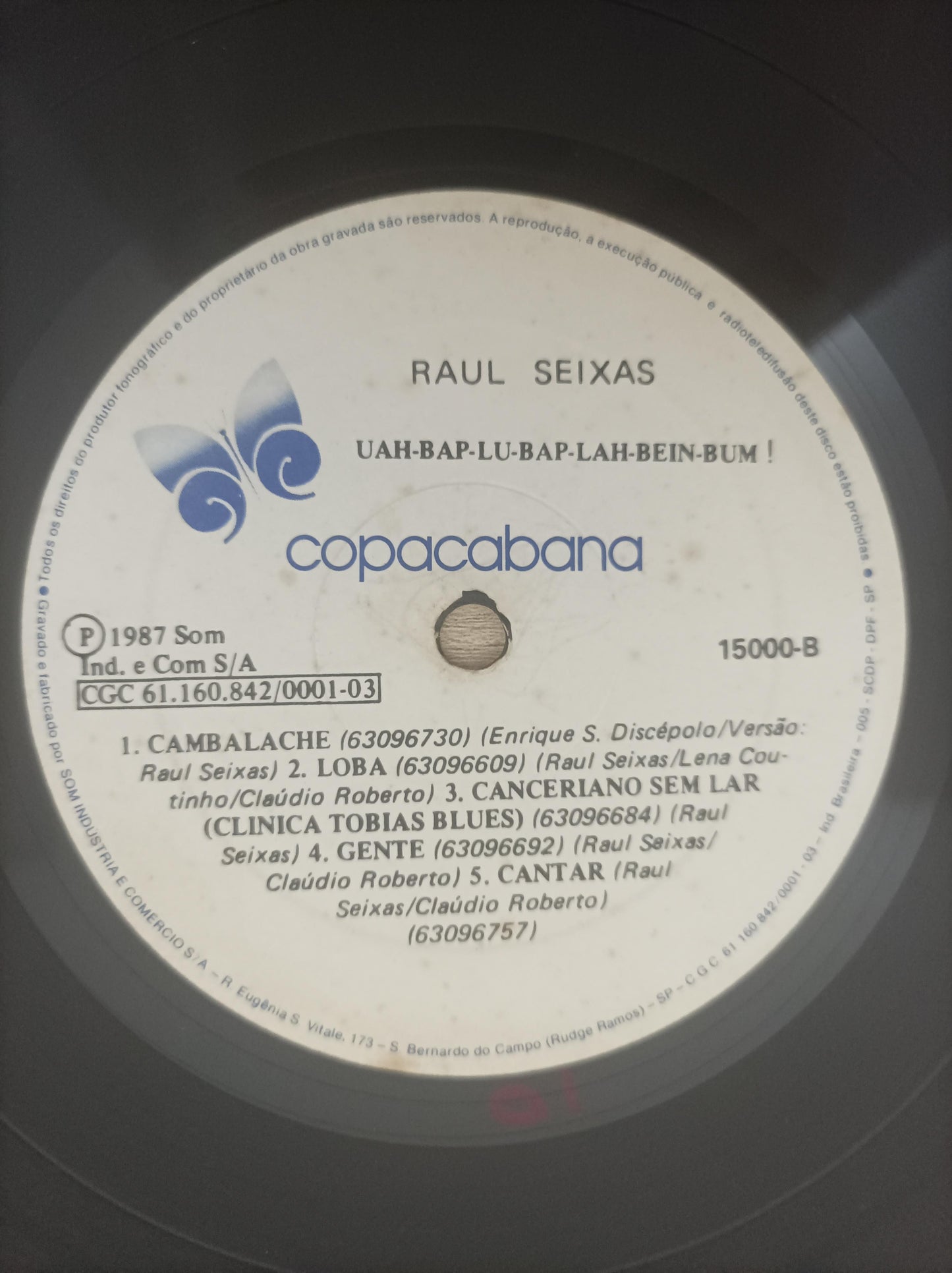 Lp Vinil Raul Seixas Uah-Bap-Lu-Bap-Lah-Béin-Bum!
