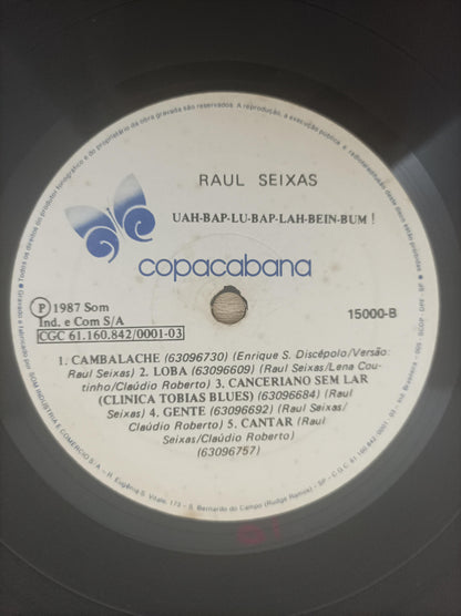 Lp Vinil Raul Seixas Uah-Bap-Lu-Bap-Lah-Béin-Bum!