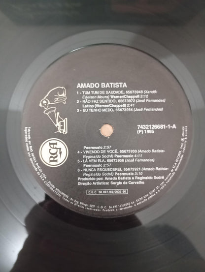 Lp Vinil Amado Batista 1995 Com Encarte