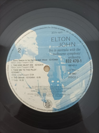 Lp Vinil Elton John Live In Australia Duplo