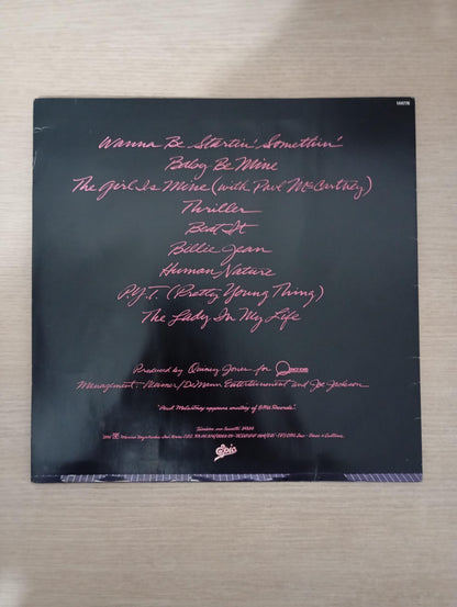 Disco Vinil Thriller Michael Jackson Com Encarte A