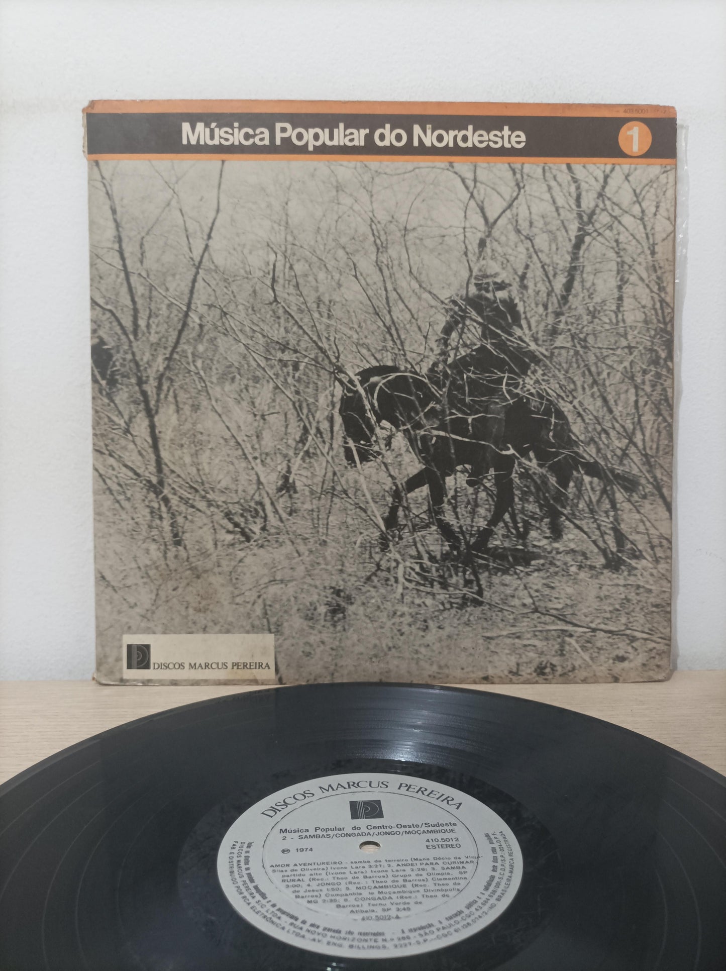 Lp Vinil Música Popular do Nordeste Vol. 1 Capa Dupla