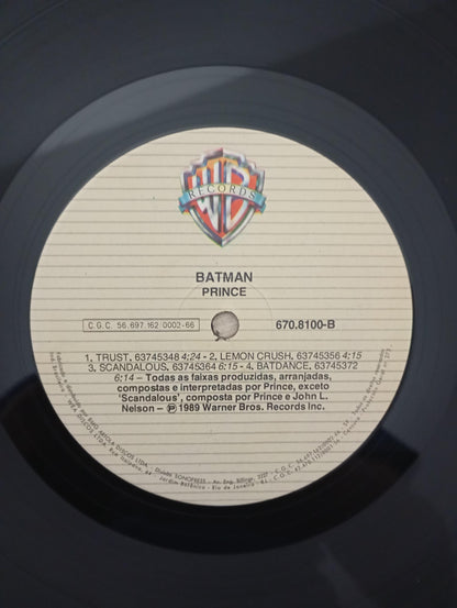 Lp Vinil Prince Batman Motion Picture Soundtrack C Encarte