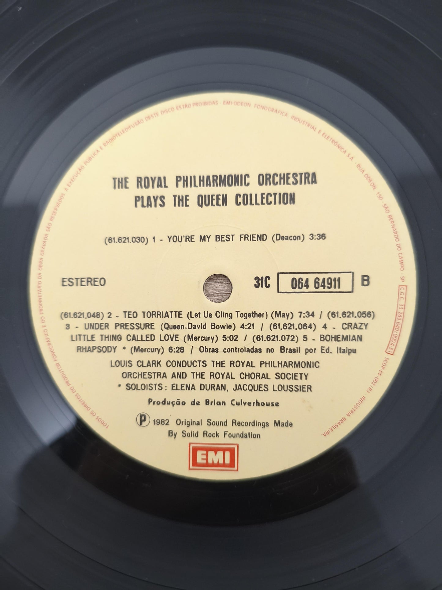 Lp Vinil Philharmonic Orchestra Plays The Queen Collection