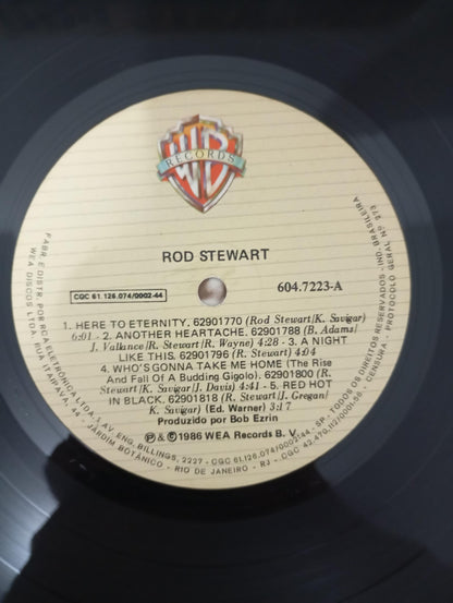Lp Vinil Rod Stewart 1986 Com Encarte
