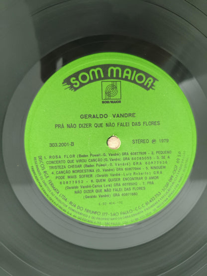 Lp Vinil Geraldo Vandré Pra Não Dizer Que Não Falei Flores