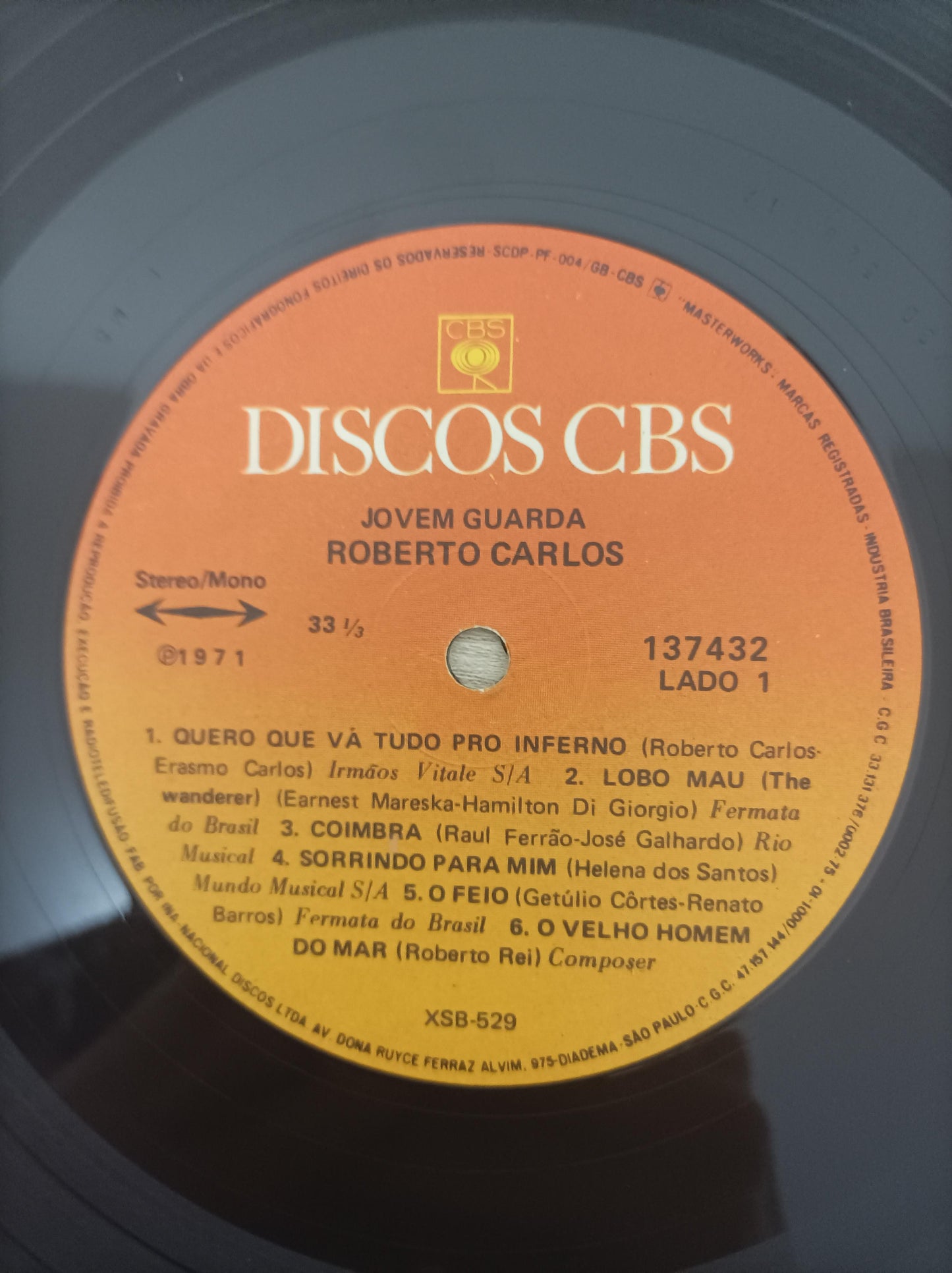 Lp Vinil Roberto Carlos Jovem Guarda