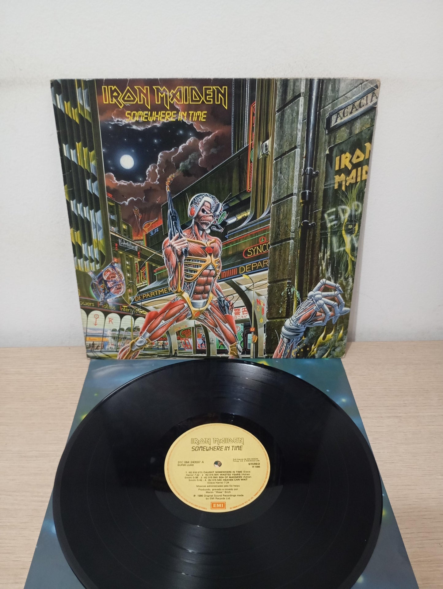 Lp Vinil Iron Maiden Somewhere In Time Com Encarte