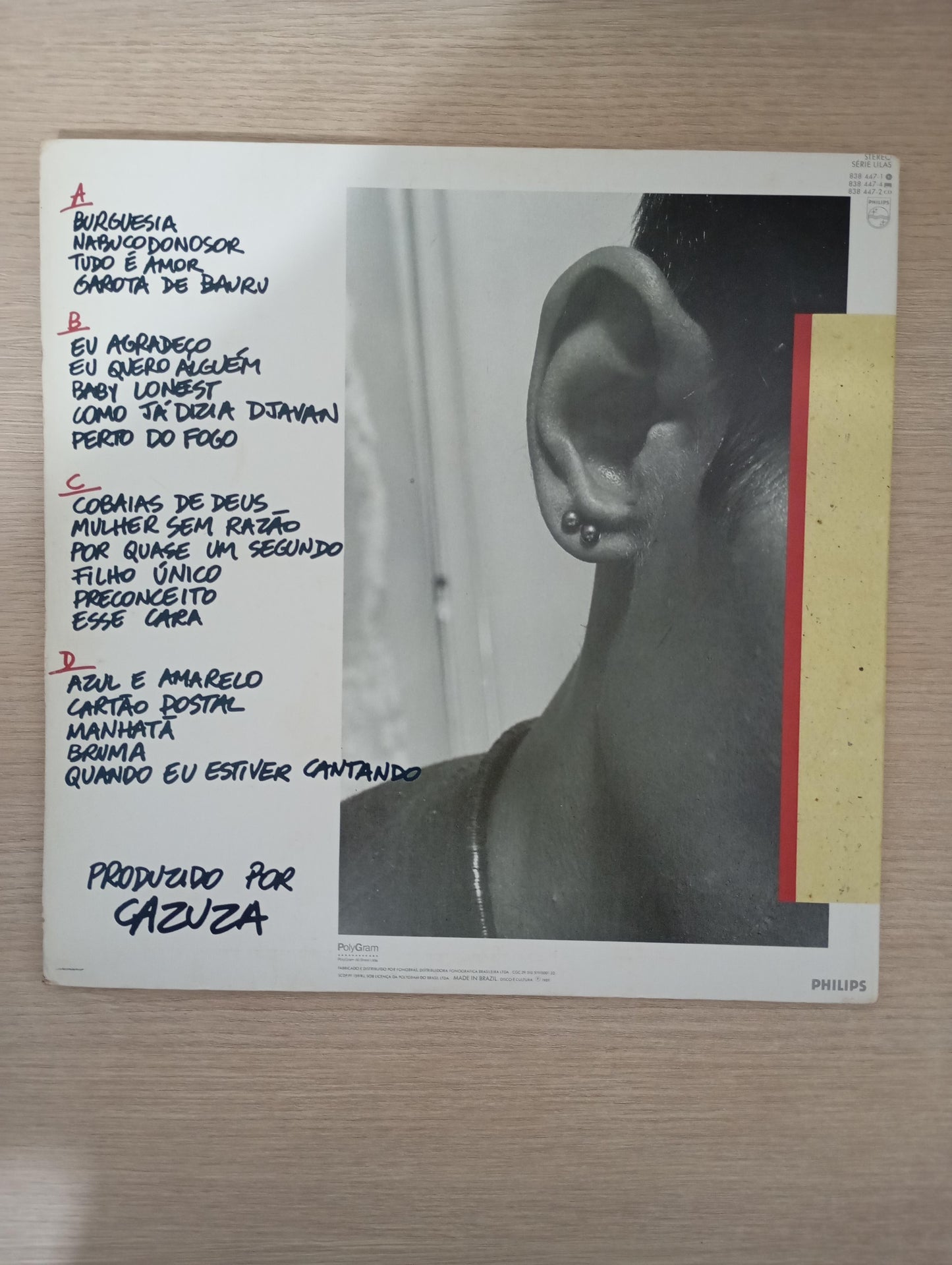 Lp Vinil Cazuza Burguesia Duplo Com Encartes