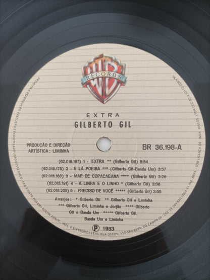 Lp Vinil Gilberto Gil Extra Capa Dupla Com Encarte