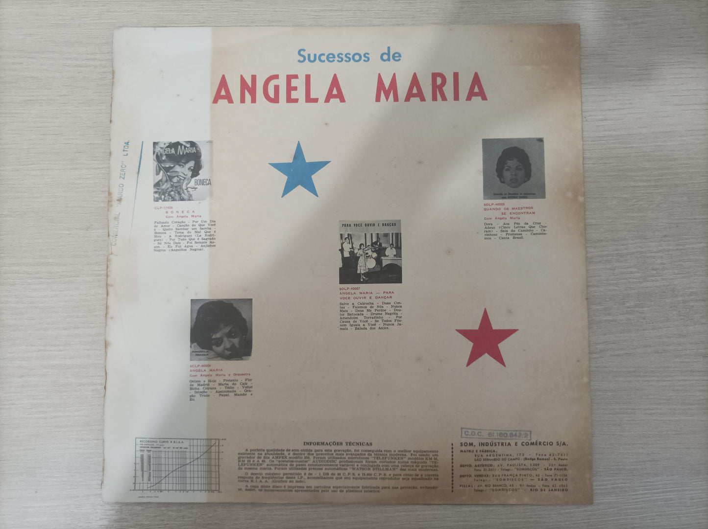 Lp Vinil Ângela Maria 16 Seleções Os Maiores Sucessos Vol. 2