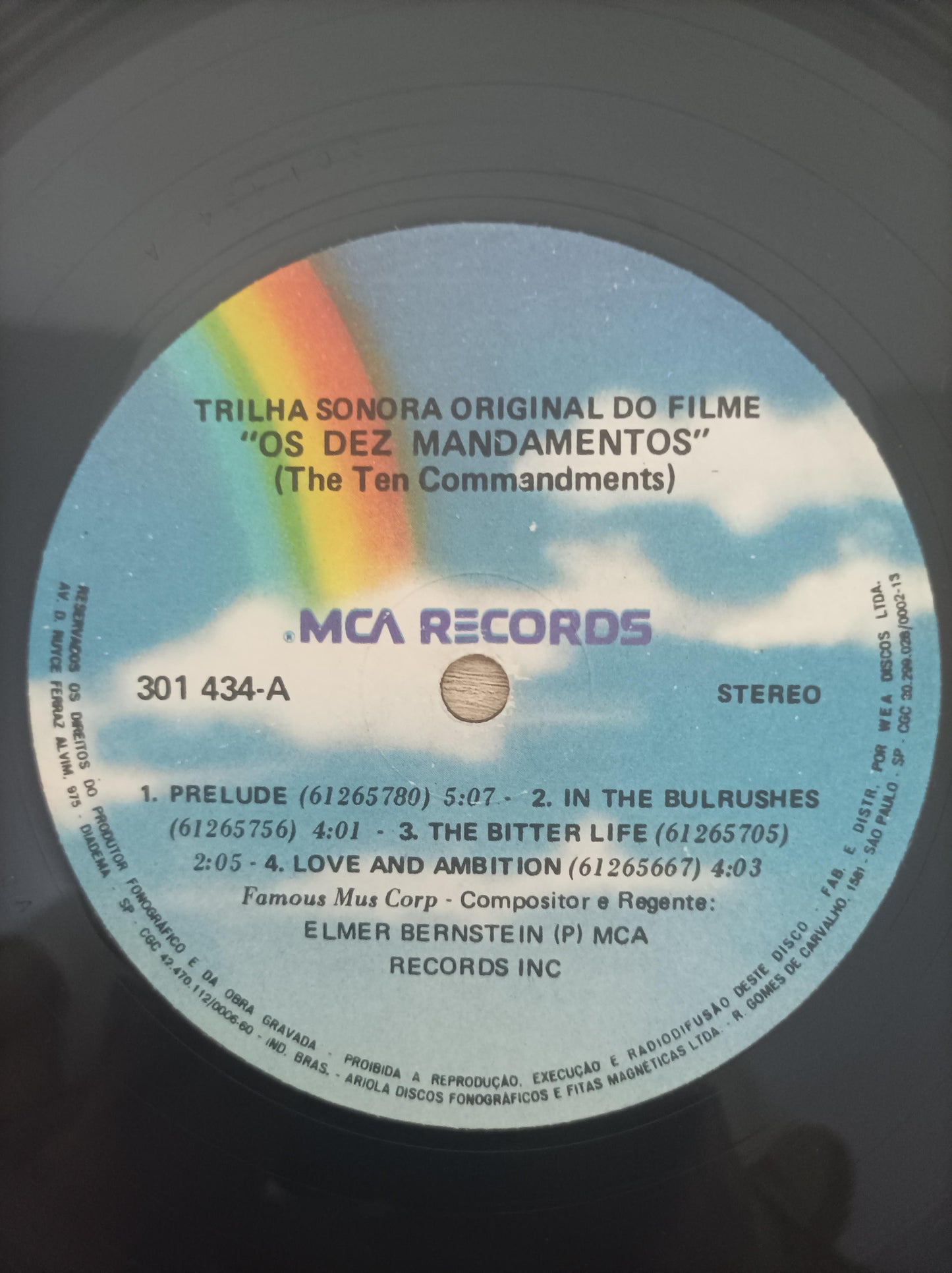 Lp Vinil The Ten Commandments Trilha Sonora Duplo