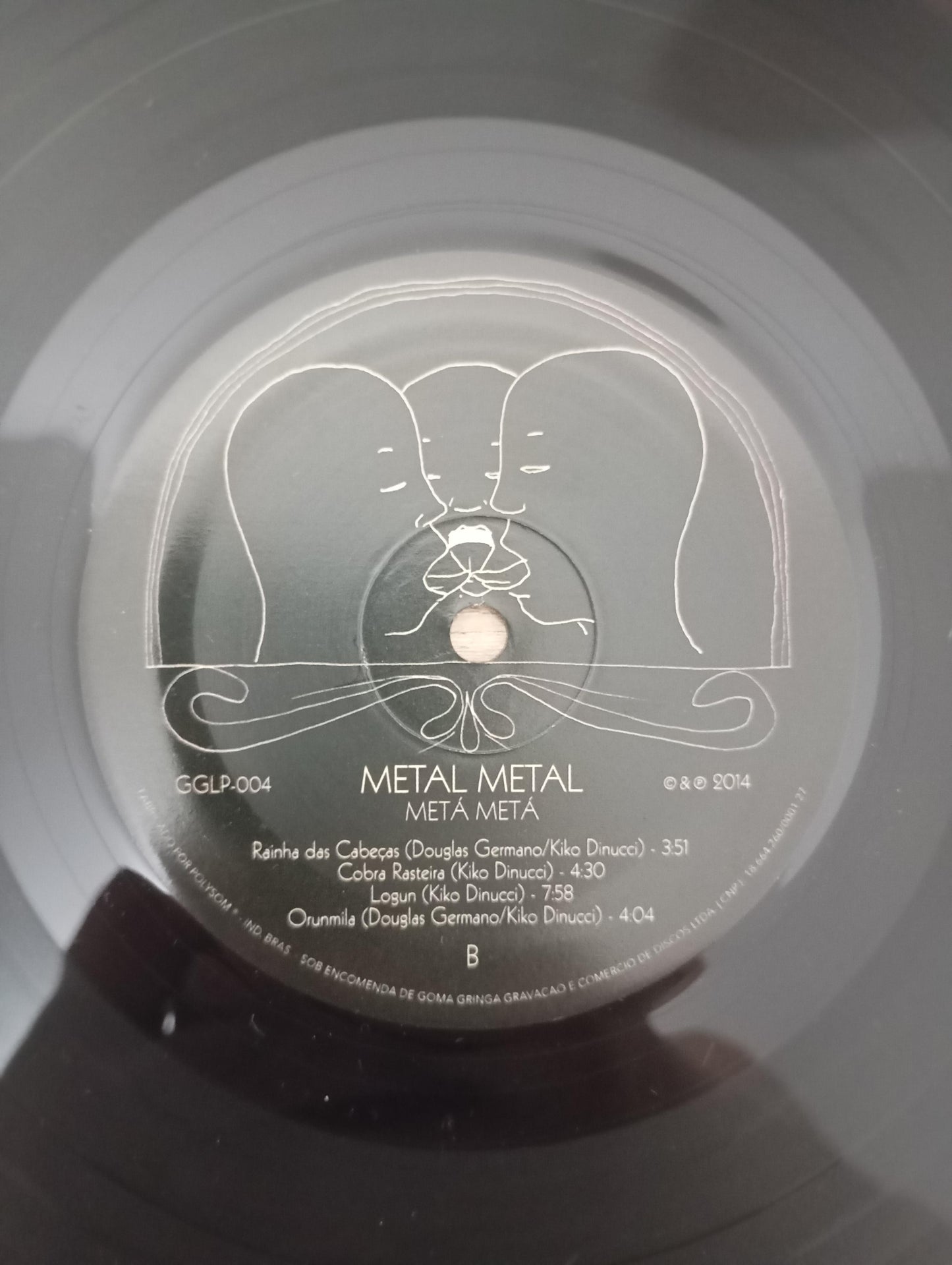 Lp Vinil Metá Metá MetaL MetaL 2014 Capa Dupla