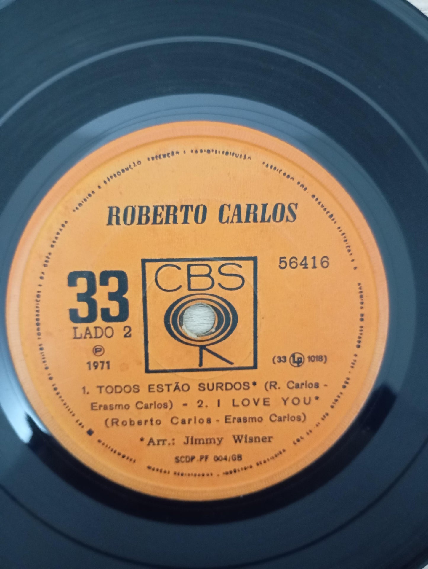 Compacto Vinil Roberto Carlos 1971