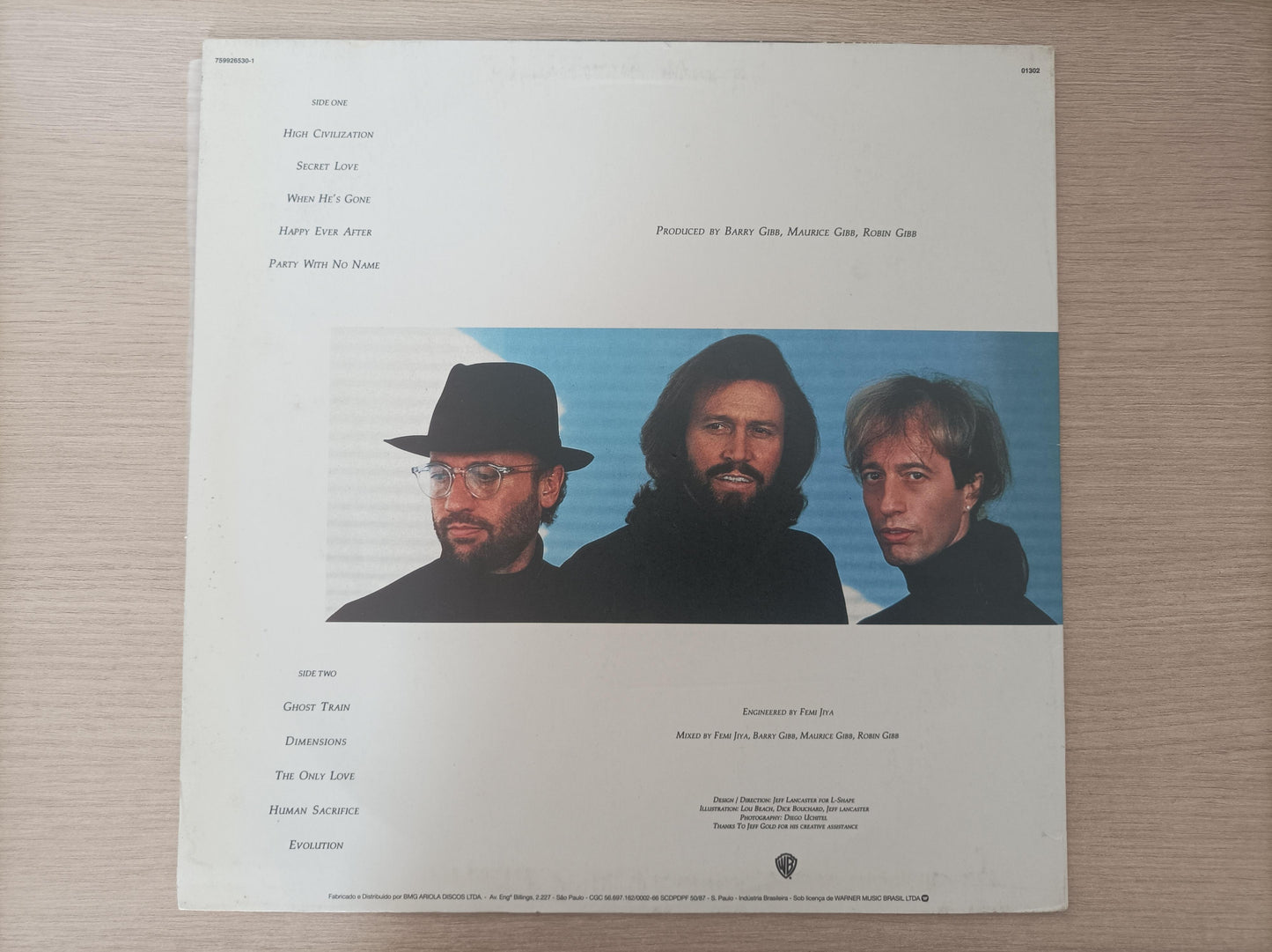 Lp Vinil Bee Gees High Civilization Com Encarte