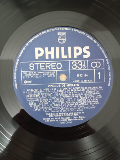 Lp Vinil Vinicius De Moraes Vinicius & Drummond