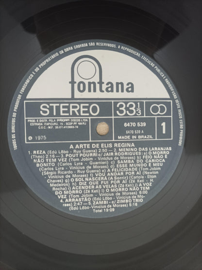 Lp Vinil Elis Regina A arte de Duplo