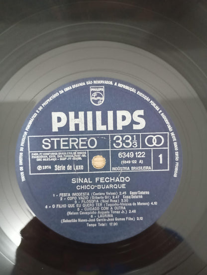 Disco Vinil Sinal Fechado Chico Buarque A