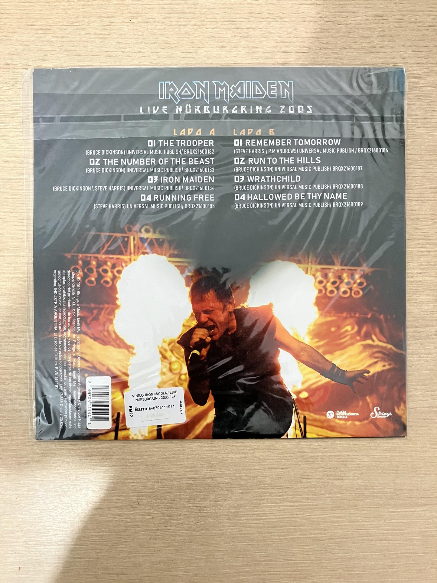 Lp Vinil Iron Maiden Live Nürburgring 2005 - Lacrado Import