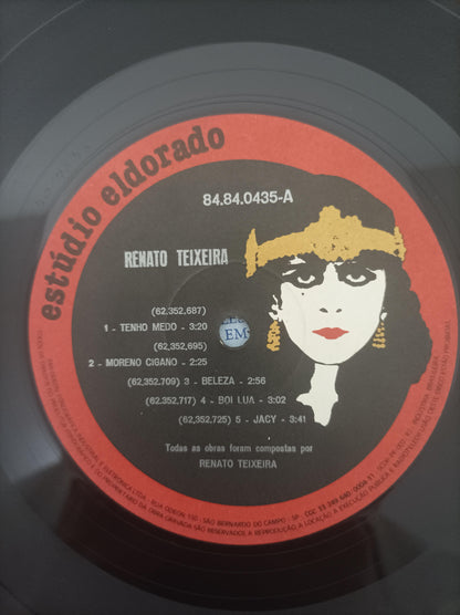 Lp Vinil Renato Teixeira Azul Com Encarte