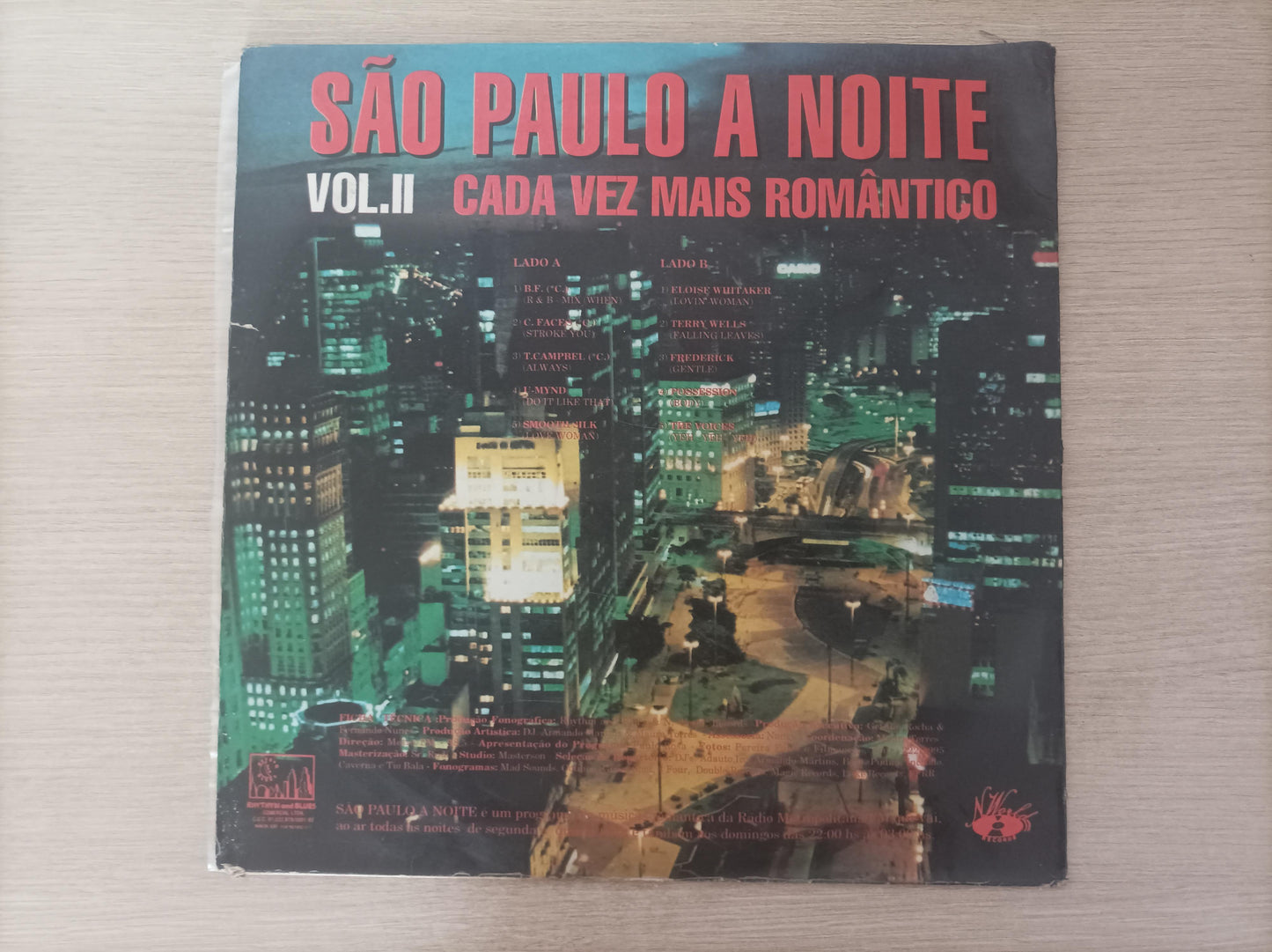 Lp Vinil São Paulo A Noite Metrô Vol. II