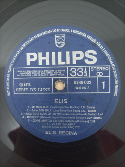 Lp Vinil Elis Regina 1972 Capa Dupla
