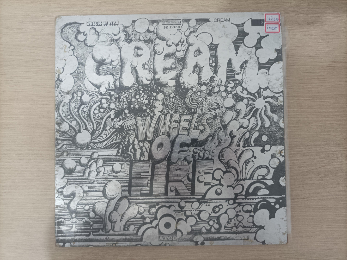 Lp Vinil Cream Wheels Of Fire Duplo Com Encarte Importado