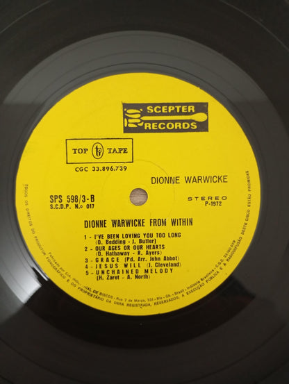 Lp Vinil Dionne Warwick From Within - Vol. 3
