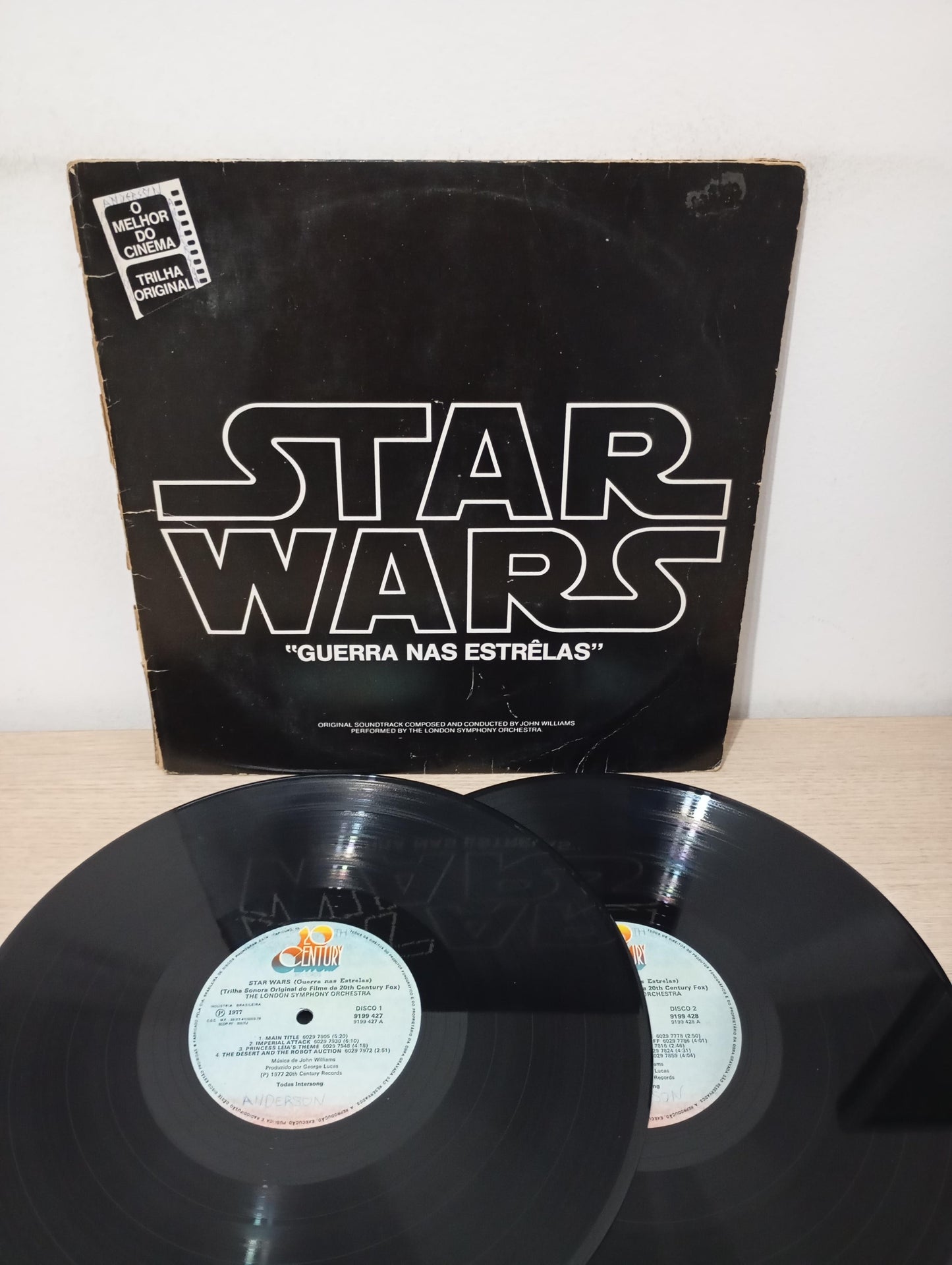 Lp Vinil John Williams Star Wars Guerra Nas Estrelas Duplo